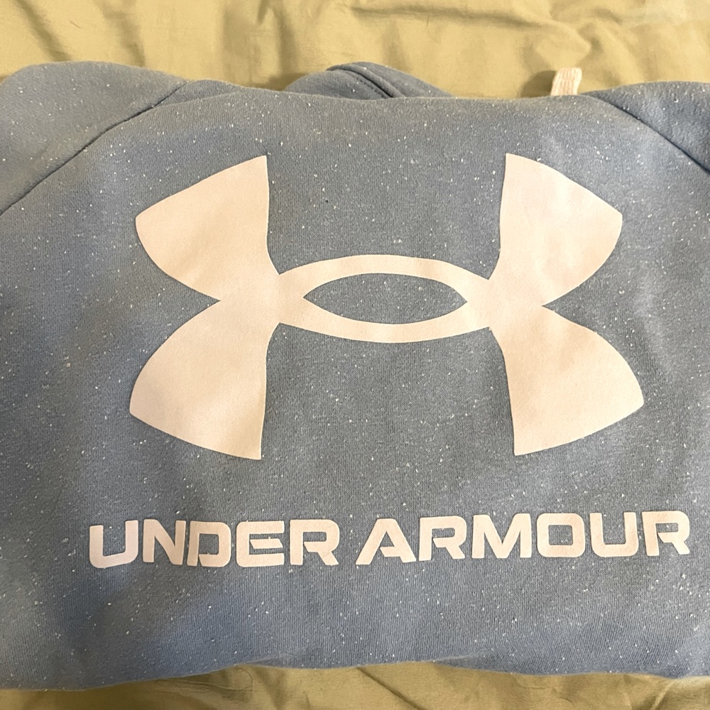 Large underarmour hoodie blue